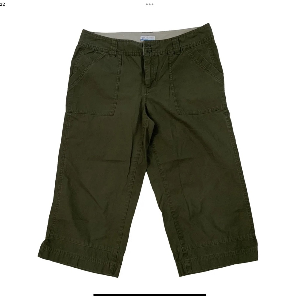 Columbia Olive Green 100% Cotton Capri Pants Size 10
Camping Hiking Outdoors